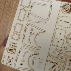 1001Hobbies Maquette Bois Le Vélo Cargo -Maquettes en métal Soldes 1001hobbies mmb02 le velo cargo 10