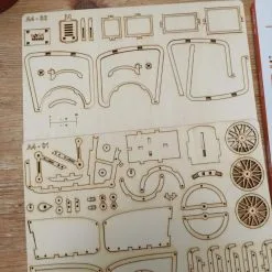 1001Hobbies Maquette Bois Le Vélo Cargo -Maquettes en métal Soldes 1001hobbies mmb02 le velo cargo 12