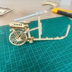 1001Hobbies Maquette Bois Le Vélo Cargo -Maquettes en métal Soldes 1001hobbies mmb02 le velo cargo 17