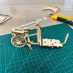 1001Hobbies Maquette Bois Le Vélo Cargo -Maquettes en métal Soldes 1001hobbies mmb02 le velo cargo 18