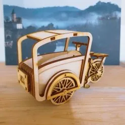 1001Hobbies Maquette Bois Le Vélo Cargo -Maquettes en métal Soldes 1001hobbies mmb02 le velo cargo 5