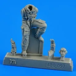 Aires Figurine German Luftwaffe Pilot WWII For Messerschmitt Bf 109 Late Versions