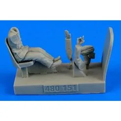 Aires Figurine Seconde Guerre Mondiale RAF Pilote Pour Bedford MWD