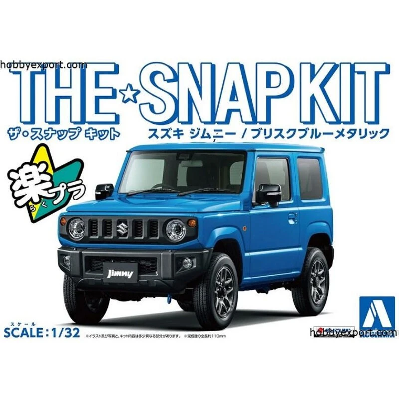 Aoshima Maquette Kit Fermeture Métallique Bleu Jimny Brisk Suzuki 1 Aoshima Maquette Kit Fermeture Métallique Bleu Jimny Brisk Suzuki