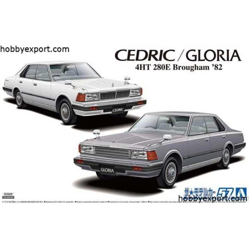 Aoshima Maquette Nissan P430 Cedric Et Gloria 4ht 280e Brougham 1982 1 Aoshima Maquette Nissan P430 Cedric Et Gloria 4ht 280e Brougham 1982