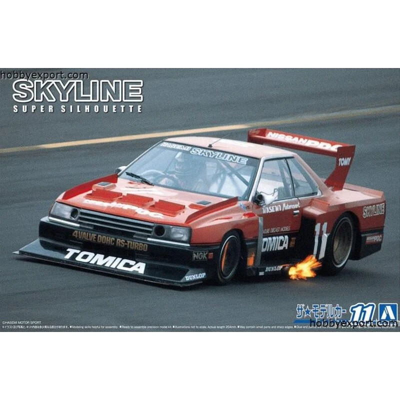 Aoshima Maquette Nissan Kdr30 Skyline Super Silhouette 1982 1 Aoshima Maquette Nissan Kdr30 Skyline Super Silhouette 1982