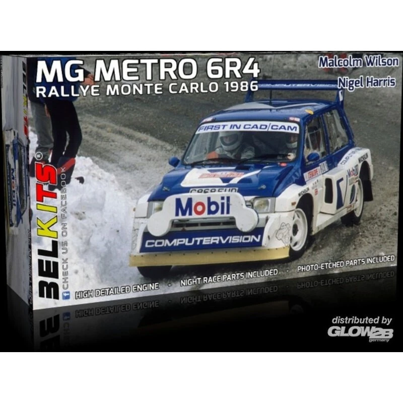 Belkits Maquette MG METRO 6R4,Rallye Monte Carlo 1986 1 Belkits Maquette MG METRO 6R4,Rallye Monte Carlo 1986