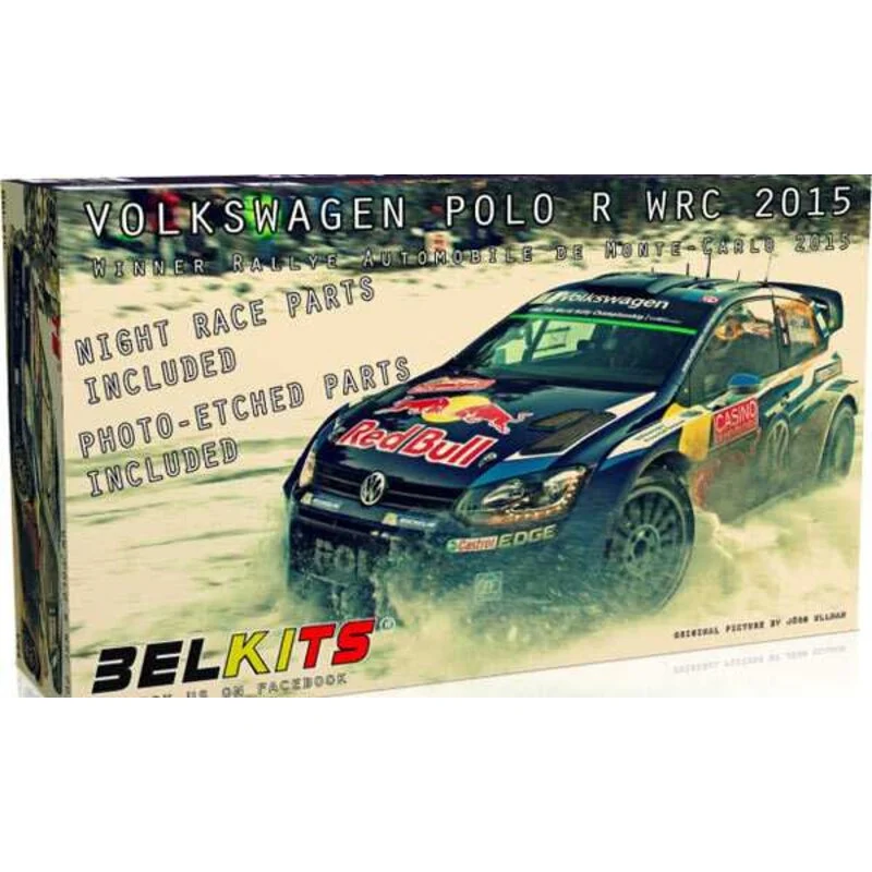 Belkits Maquette Volkswagen Polo R WRC 2015Winner Rallye Automobile De Monte-Carlo 2015 2 Belkits Maquette Volkswagen Polo R WRC 2015Winner Rallye Automobile De Monte-Carlo 2015 – Image 2