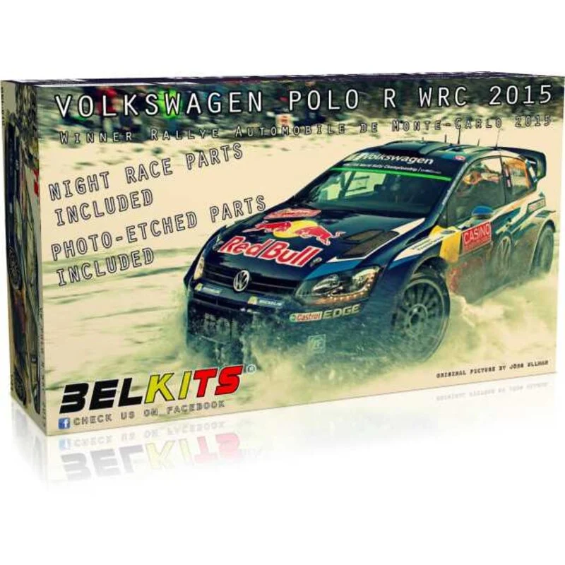 Belkits Maquette Volkswagen Polo R WRC 2015Winner Rallye Automobile De Monte-Carlo 2015 1 Belkits Maquette Volkswagen Polo R WRC 2015Winner Rallye Automobile De Monte-Carlo 2015