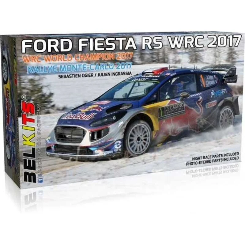 Belkits Maquette Ford Fiesta RS WRC 2017 Rallye Monte-Carlo 2017 1 Belkits Maquette Ford Fiesta RS WRC 2017 Rallye Monte-Carlo 2017