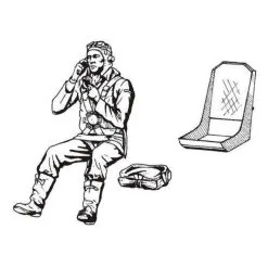 CMK/Czech Master Kits Figurine L'As De La RAF - Pierre Clostermann (France Libre)