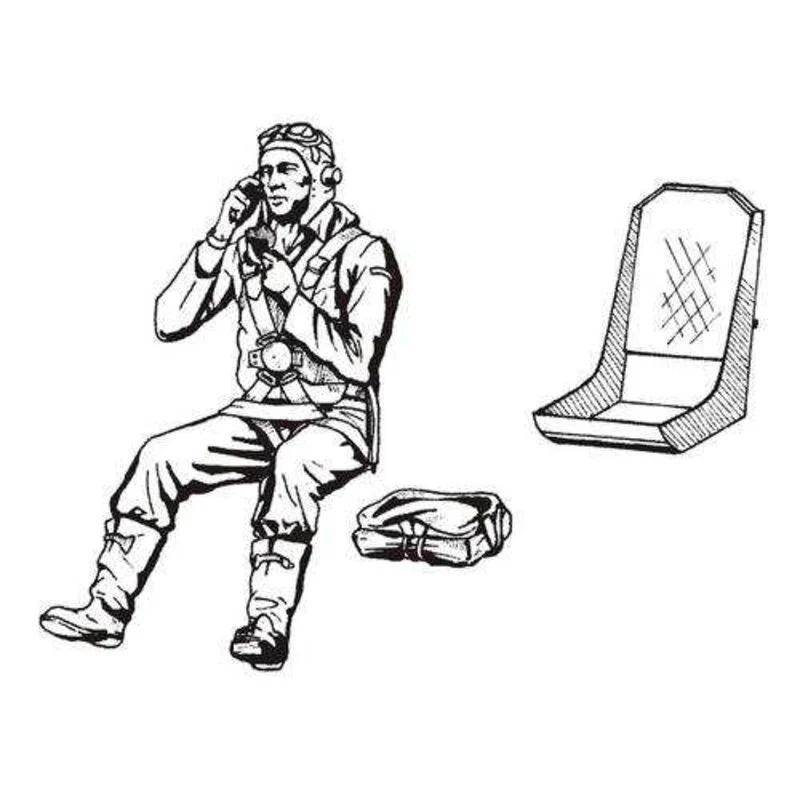 CMK/Czech Master Kits Figurine L'As De La RAF - Pierre Clostermann (France Libre) 1 CMK/Czech Master Kits Figurine L'As De La RAF - Pierre Clostermann (France Libre)