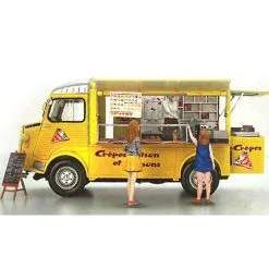 Ebbro Maquette Citroën H 'Crêpe Mobile' 7 Ebbro Maquette Citroën H 'Crêpe Mobile' -Maquettes en métal Soldes ebbro ebr25013 citroen h crepe mobile 1 2