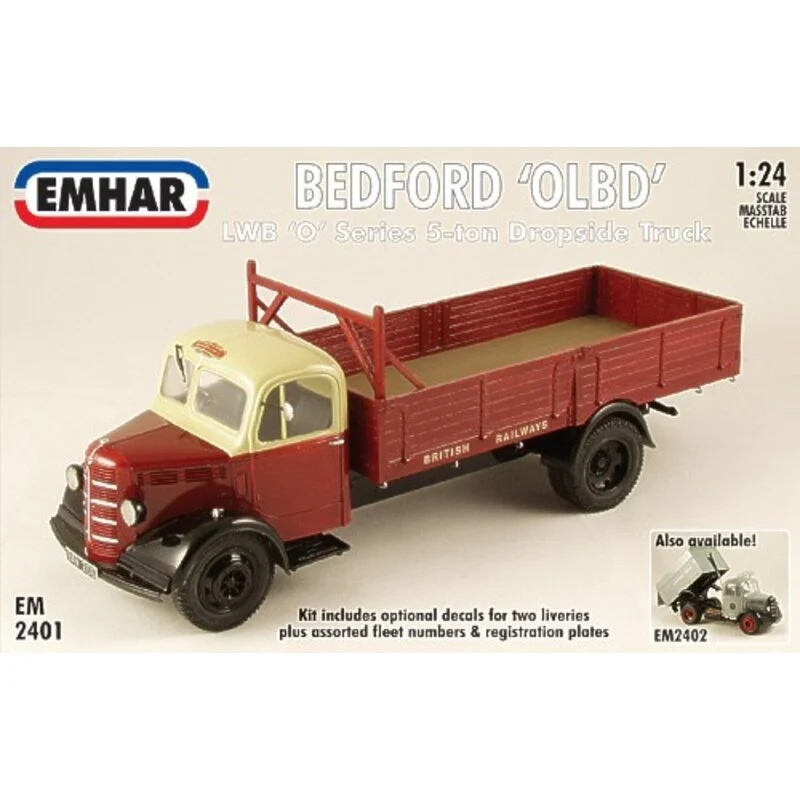 Emhar Maquette Camion Bedford 'O' Series Long Wheel Base Dropside Truck/Flatbed 1 Emhar Maquette Camion Bedford 'O' Series Long Wheel Base Dropside Truck/Flatbed