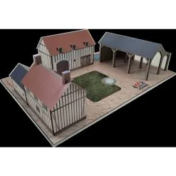 Esprit Maquette Maquette Architecture Ferme De Normandie -Maquettes en métal Soldes esprit maquette ka1001 ferme de normandie 6