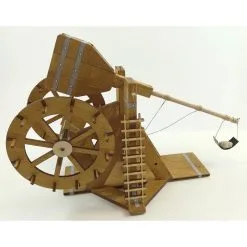 Esprit Maquette Maquette Mangonneau à Treuil En Bois