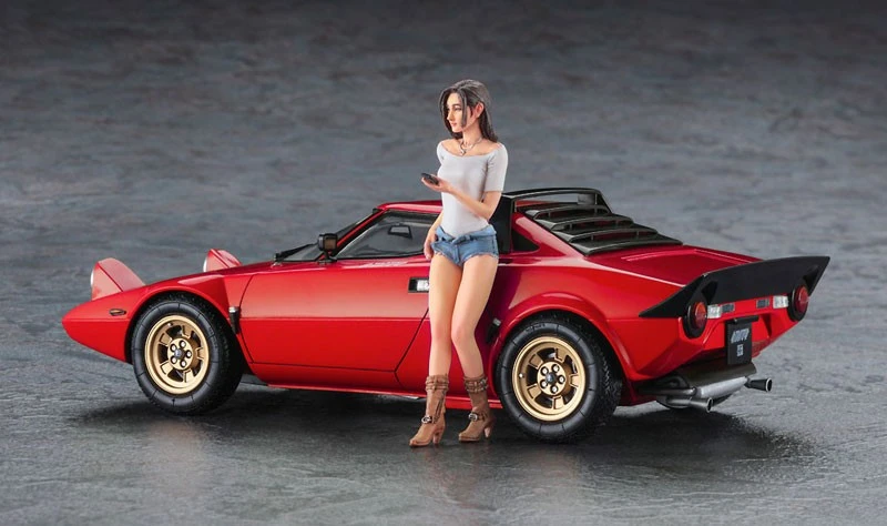 Hasegawa Maquette Lancia Stratos HF Stradale + Figurine 3 Hasegawa Maquette Lancia Stratos HF Stradale + Figurine – Image 3