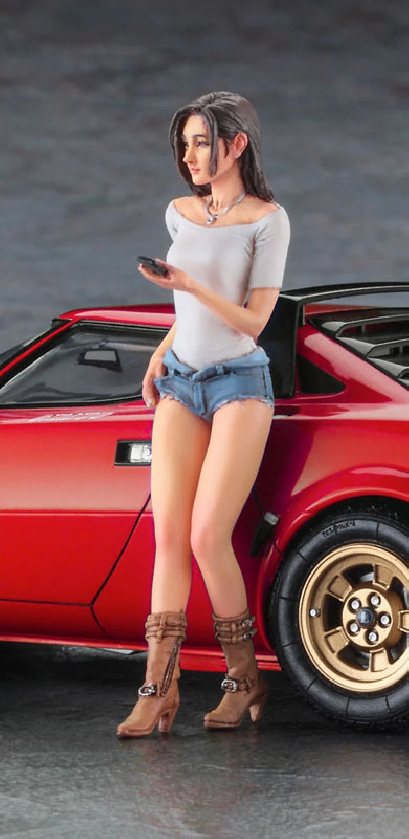 Hasegawa Maquette Lancia Stratos HF Stradale + Figurine 4 Hasegawa Maquette Lancia Stratos HF Stradale + Figurine – Image 4