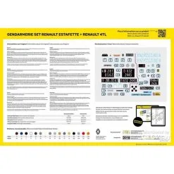 Heller Maquette KIT DE DEMARRAGE Ensemble Gendarmerie Renault Estafette + Renault 4TL 7 Heller Maquette KIT DE DEMARRAGE Ensemble Gendarmerie Renault Estafette + Renault 4TL -Maquettes en métal Soldes heller 1000523250 kit de demarrage ensemble gendarmerie renault estafe 3