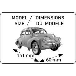 Heller Maquette Renault 4CV -Maquettes en métal Soldes heller he80762 renault 4cv 2