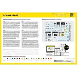 Heller Maquette Scania 141 Gervais -Maquettes en métal Soldes heller he80773 scania 141 gervais 3