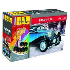 Heller Maquette STARTER KIT (Kit De Démarrage) Bugatti T 50