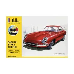 Heller Maquette STARTER KIT (Kit De Démarrage) Jaguar Type E 3L8 FHC -Maquettes en métal Soldes heller hell56709 starter kit kit de demarrage jaguar type e 3l8 fhc 2