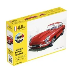 Heller Maquette STARTER KIT (Kit De Démarrage) Jaguar Type E 3L8 FHC