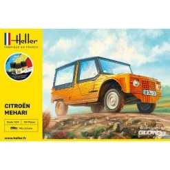 Heller Maquette STARTER KIT (Kit De Démarrage) Citroen Mehari (Version 1) -Maquettes en métal Soldes heller hell56760 starter kit kit de demarrage citroen mehari versio 2