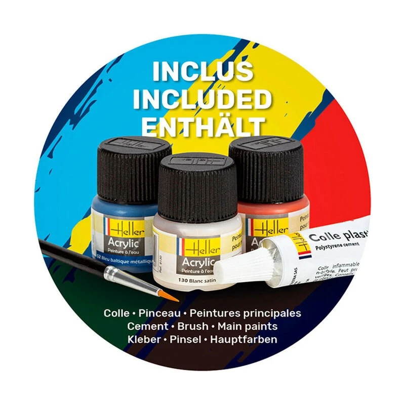 Heller Maquette STARTER KIT (Kit De Démarrage) Renault 4 CV 6 Heller Maquette STARTER KIT (Kit De Démarrage) Renault 4 CV – Image 6