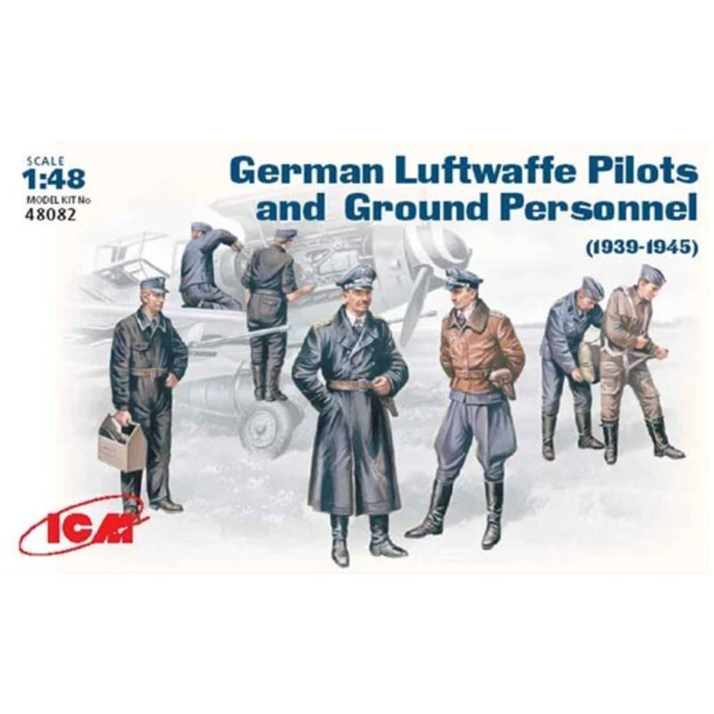ICM Figurine Pilotes Et Personnel Au Sol De La Luftwaffe De La 2ème GM 1939-1945 1 ICM Figurine Pilotes Et Personnel Au Sol De La Luftwaffe De La 2ème GM 1939-1945