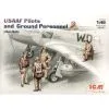 ICM Figurines De Pilotes/Personnel Au Sol De L'USAAF 1941/45