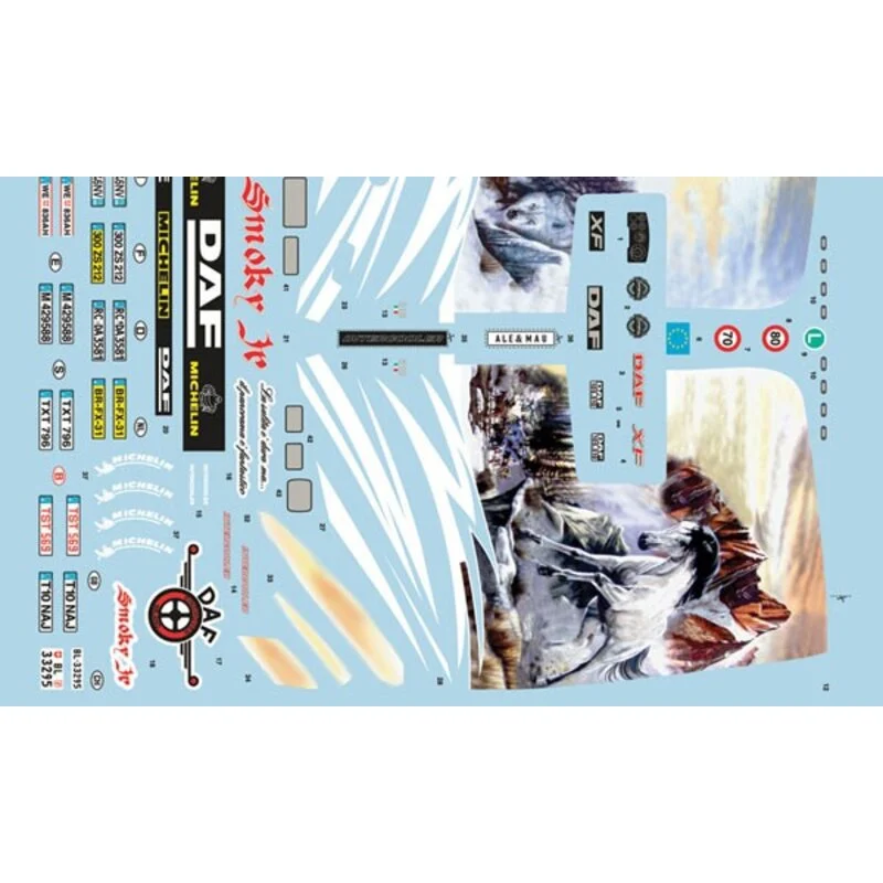 Italeri Maquette Camion DAF XF-105 Smoky Jr 2 Italeri Maquette Camion DAF XF-105 Smoky Jr – Image 2