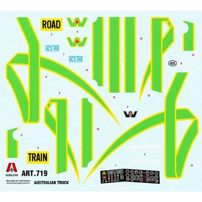 Italeri Maquette Camion Camion D'Australien Western Star 2 Italeri Maquette Camion Camion D'Australien Western Star – Image 2