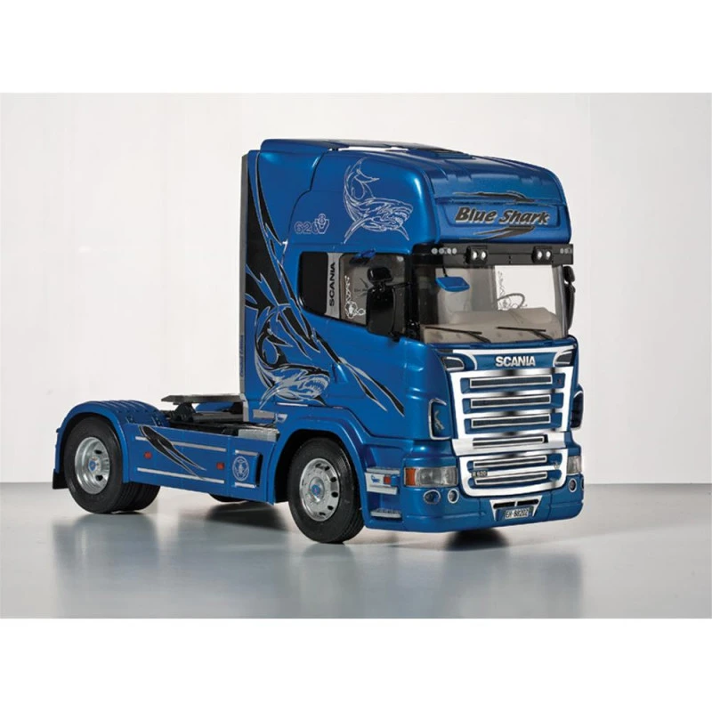Maquette Camion Italeri: 1/24 Scania R620 Blue Shark 2 Maquette Camion Italeri: 1/24 Scania R620 Blue Shark – Image 2