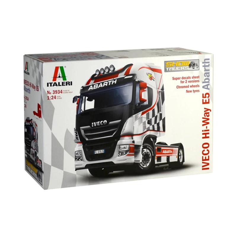 Maquette Camion ITALERI: 1/24 IVECO E5 Hi-Way "Abarth" 1 Maquette Camion ITALERI: 1/24 IVECO E5 Hi-Way "Abarth"