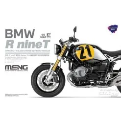 Meng-Model Maquette BMW R NineT Option 719 Black Storm Metallic/Vintage (édition Pré-colorée)