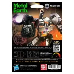 Metal Earth Maquette Métal Transformers/megatron -Maquettes en métal Soldes metal earth 5060303 transformers megatron 3