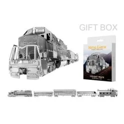 Metal Earth Maquette Train Boîte Cadeau: Train De Marchandise
