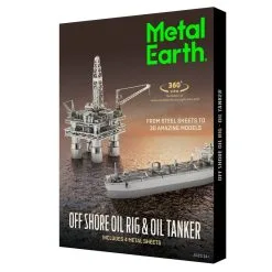 Metal Earth Maquette Métal Boîte Cadeau Plate-Forme Pétro 6 Metal Earth Maquette Métal Boîte Cadeau Plate-Forme Pétro -Maquettes en métal Soldes metal earth 5060378 boite cadeau plate forme petro 2