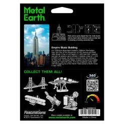Metal Earth Maquette Architecture Architecture: EMPIRE STATE BUILDING -Maquettes en métal Soldes metal earth 5061010 architecture empire state building 3