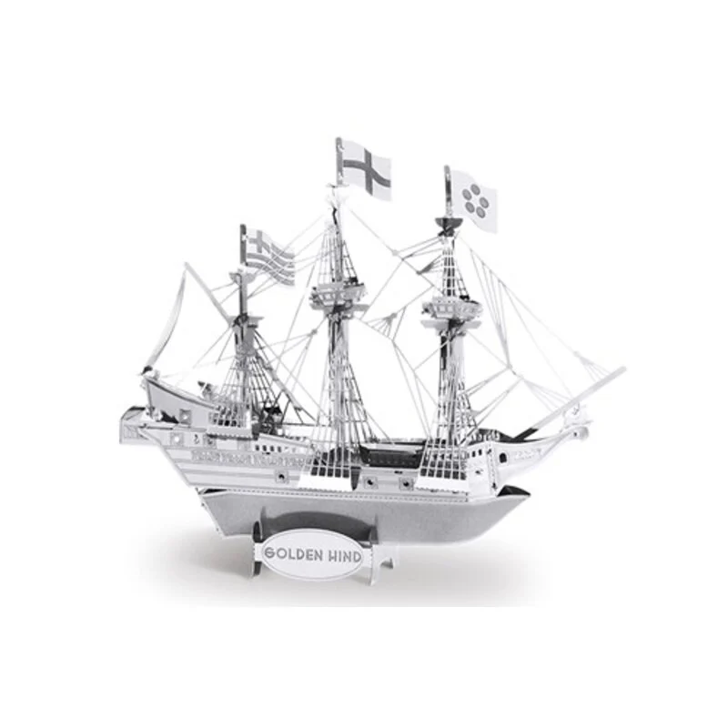 Metal Earth Maquette Bateau Bateaux: GOLDEN HIND 1 Metal Earth Maquette Bateau Bateaux: GOLDEN HIND