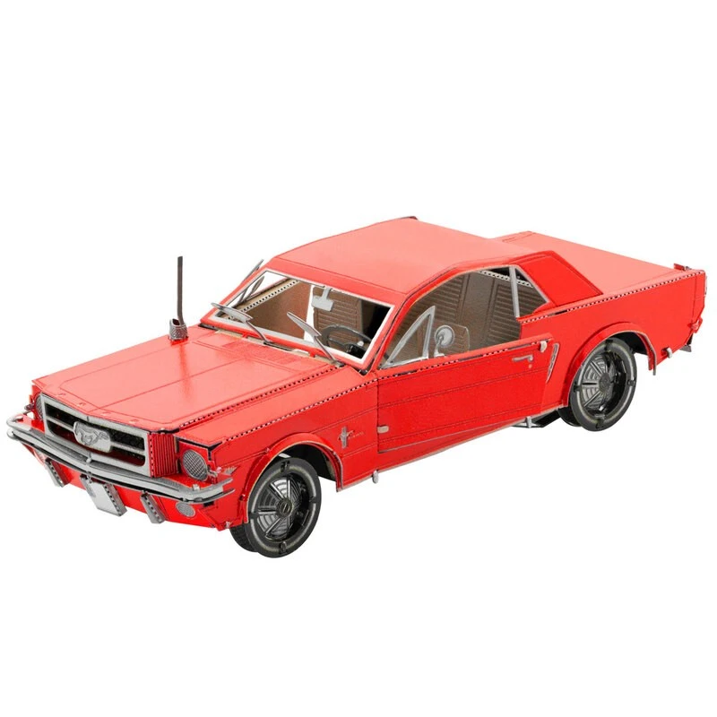 Metal Earth Maquette Métal 1965 FORD MUSTANG COUPE Rouge 1 Metal Earth Maquette Métal 1965 FORD MUSTANG COUPE Rouge