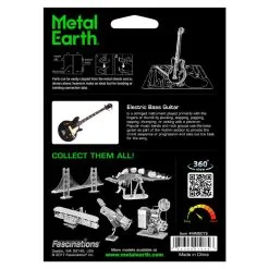 Metal Earth Maquette Métal Musique: GUITARE BASSE -Maquettes en métal Soldes metal earth 5061075 musique guitare basse 3