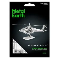 Metal Earth Maquette Métal Aviation: AH-64 APACHE -Maquettes en métal Soldes metal earth 5061083 aviation ah 64 apache 2