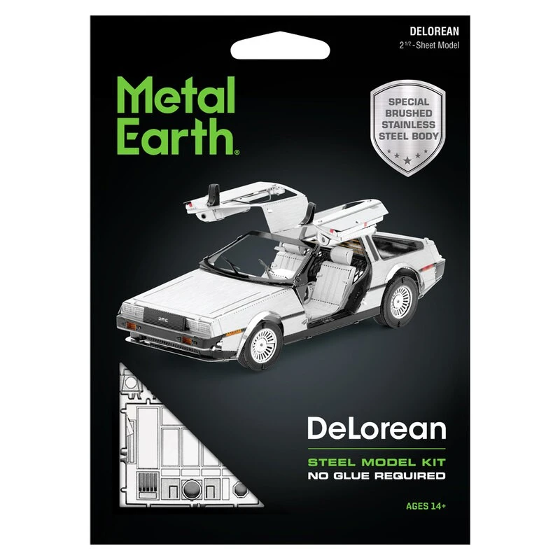 Metal Earth Maquette Métal Delorean 2 Metal Earth Maquette Métal Delorean – Image 2