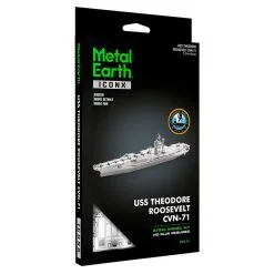 Metal Earth Maquette Bateau Iconx - Uss Roosevelt Aircraft Carrier -Maquettes en métal Soldes metal earth 5061307 iconx uss roosevelt aircraft carrier 2
