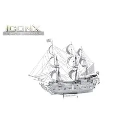 Metal Earth Maquette Métal Iconx - Bateau Pirate La Perle Noire