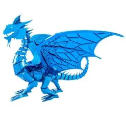 Metal Earth Maquette Iconx - Dragon Bleu