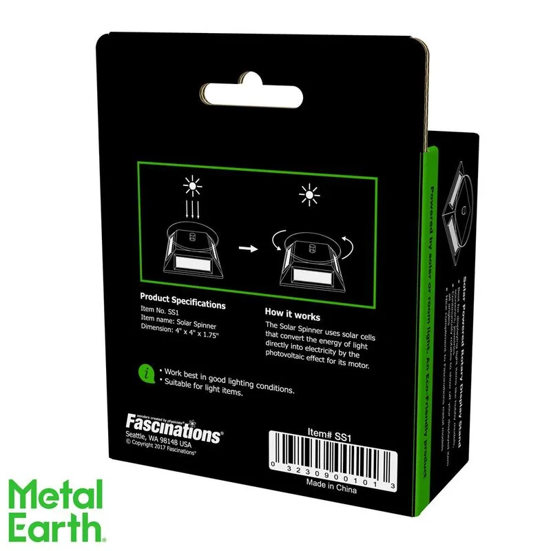 Metal Earth Maquette Métal Promotion: SPINNER SOLAIRE 6 Metal Earth Maquette Métal Promotion: SPINNER SOLAIRE – Image 6